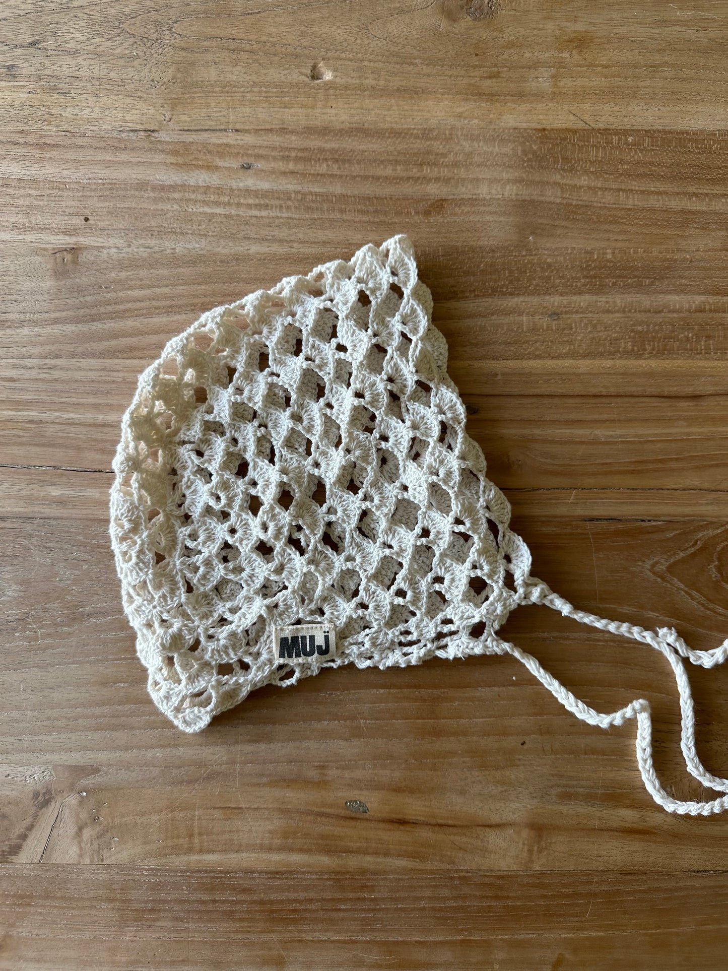 White Bow-Tie Bonnet|Summer Edition
