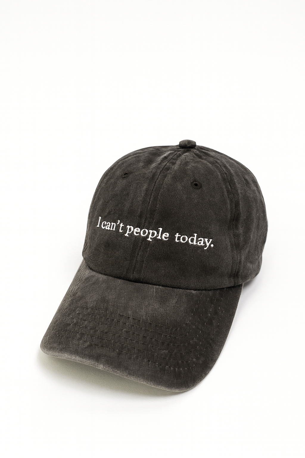I can't people today. Cap