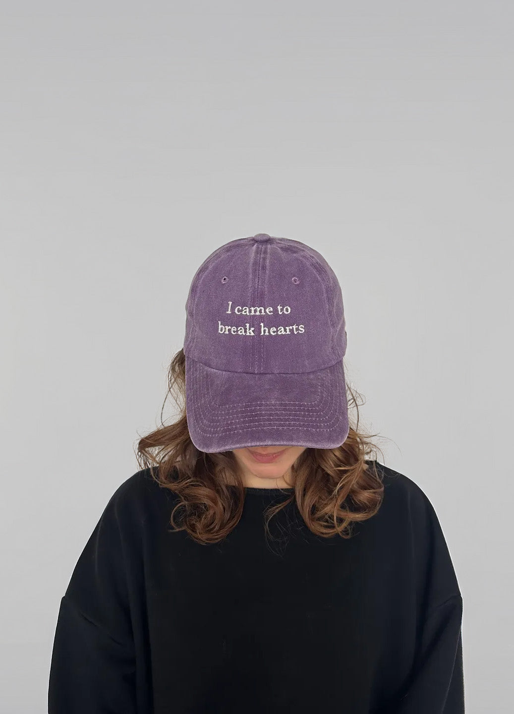 I came to break hearts Cap