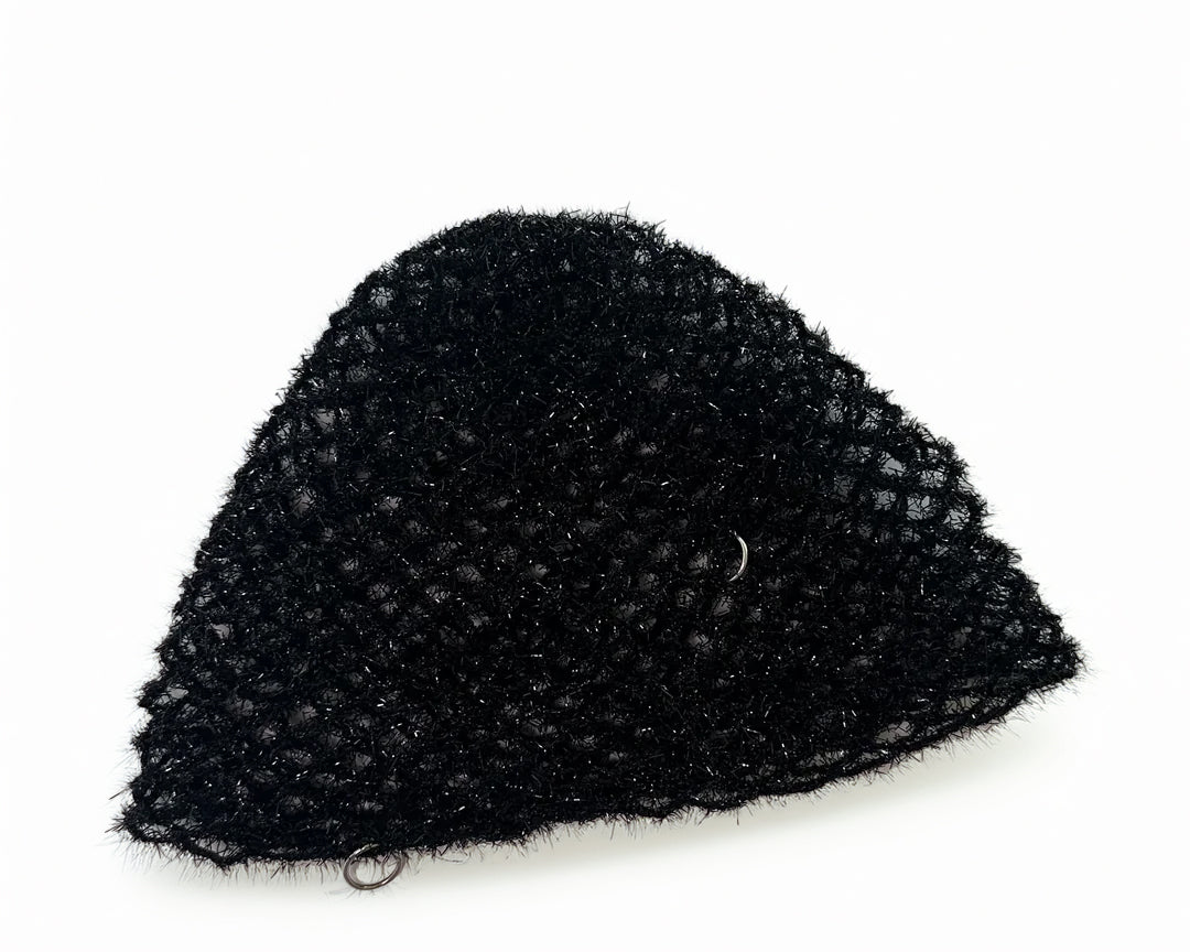 Glittery-Black Sandy