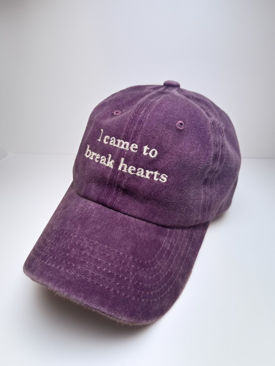 I came to break hearts Cap