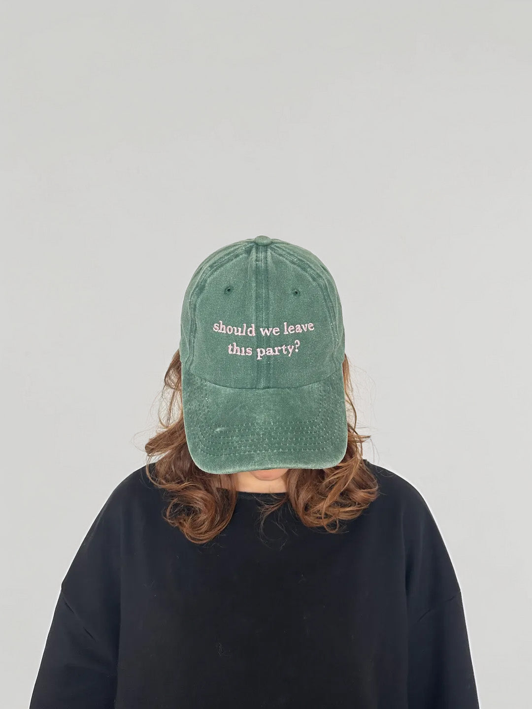 Should we leave this party? Cap