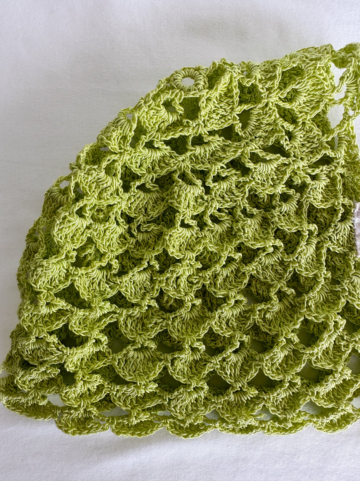 Green Bow-Tie Bonnet