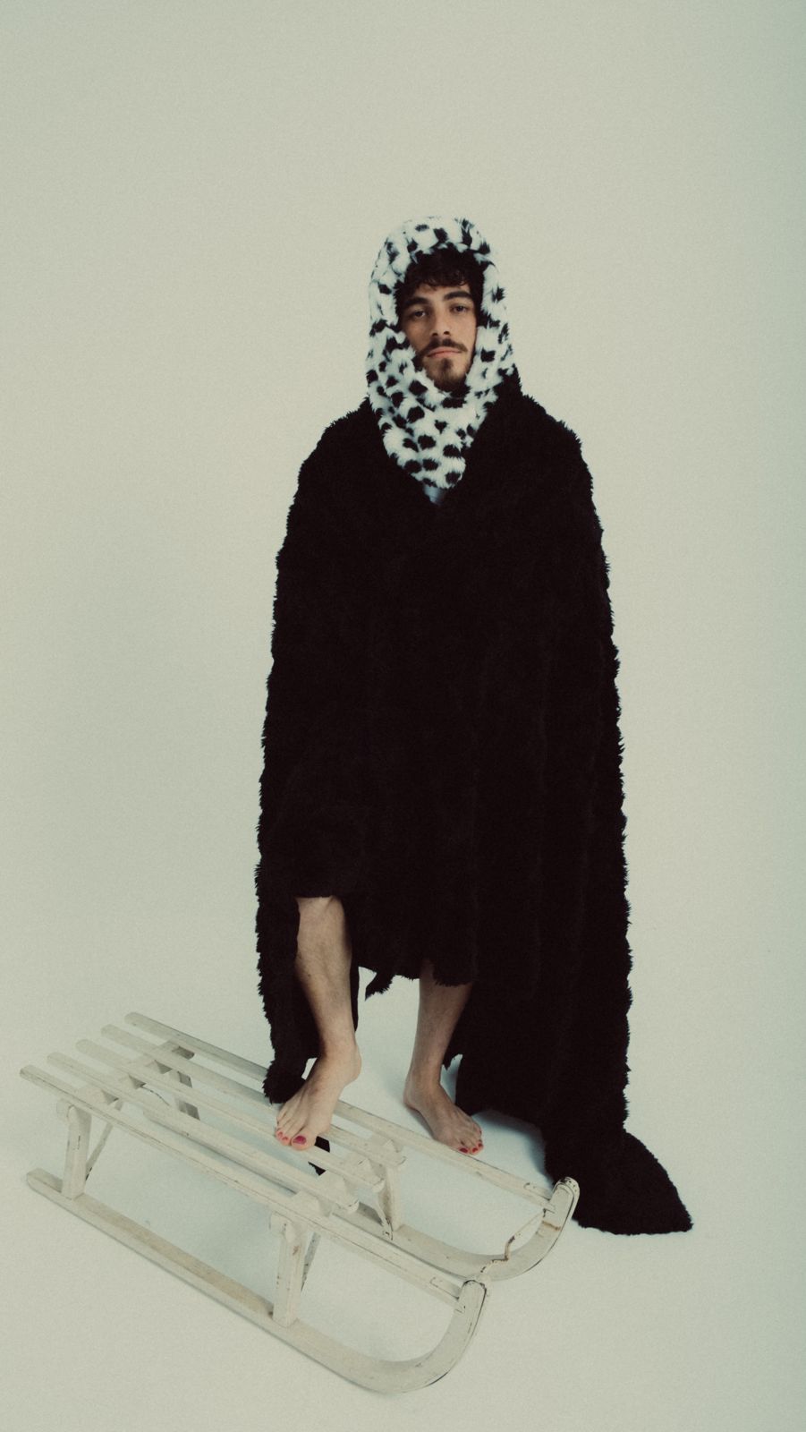 Black Dotted Balaclava