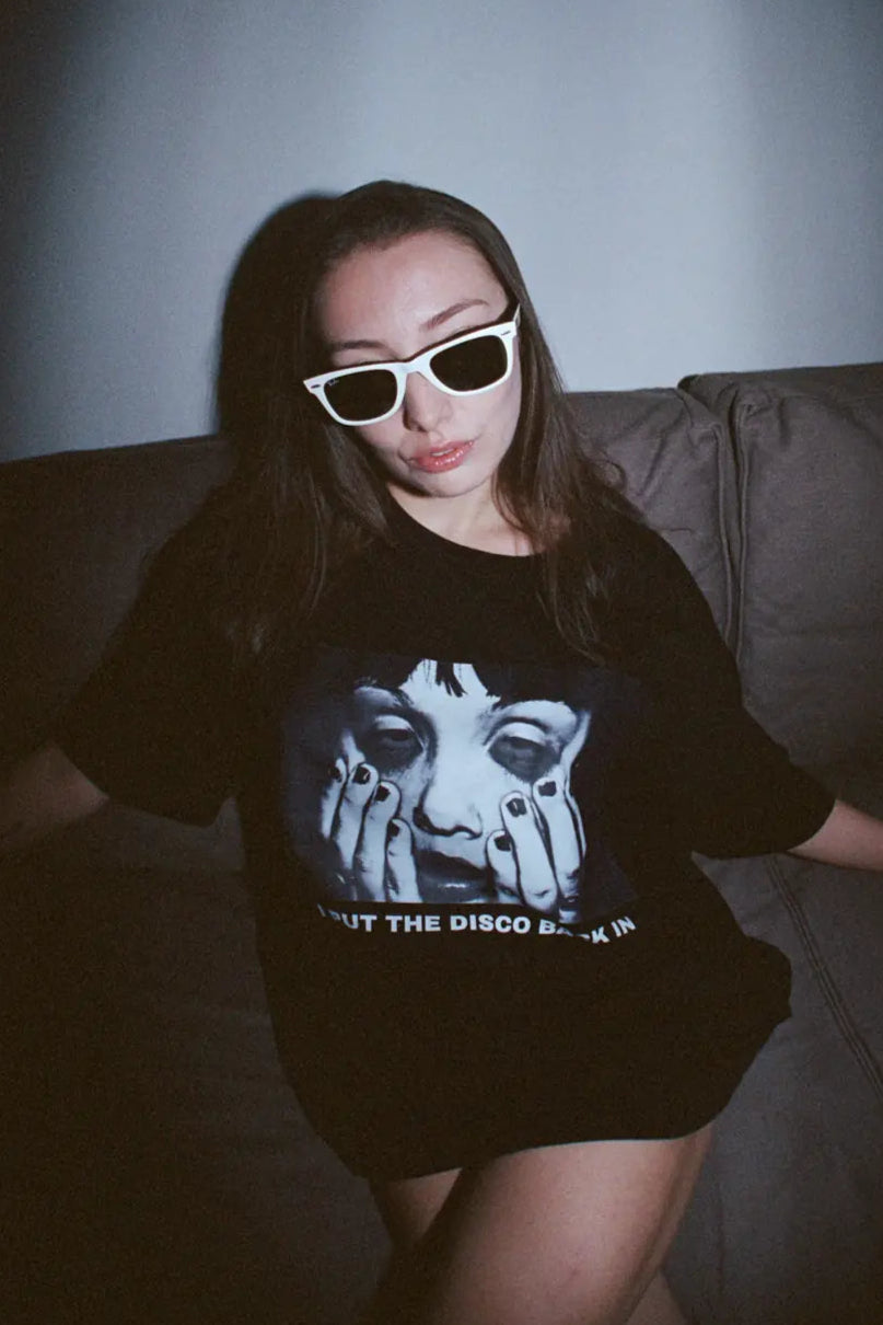 I PUT THE DISCO BACK IN T-shirt