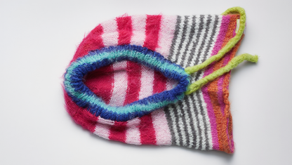 Adjustable Striped Balaclava