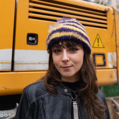 Striped Beanie