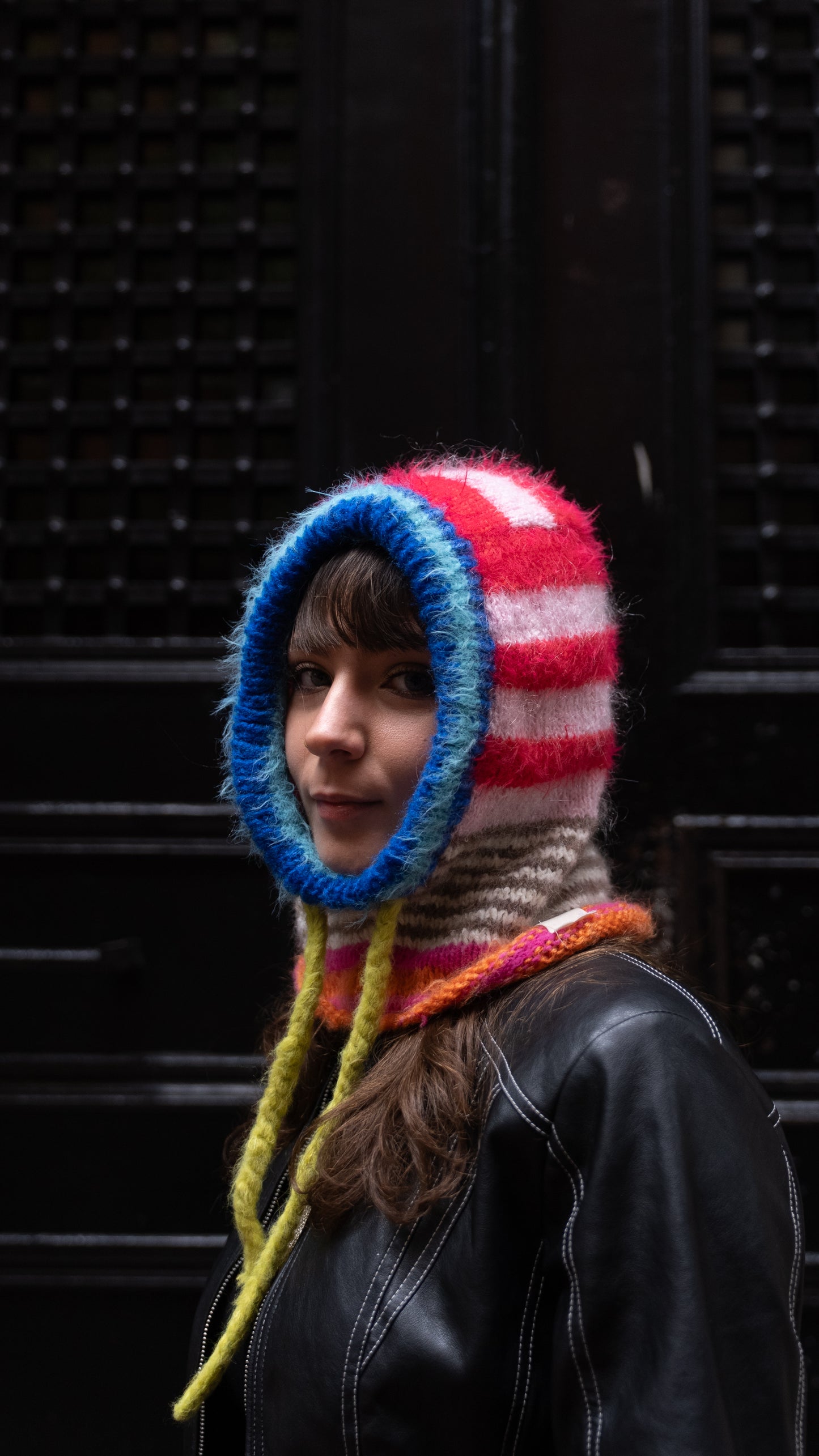 Adjustable Striped Balaclava