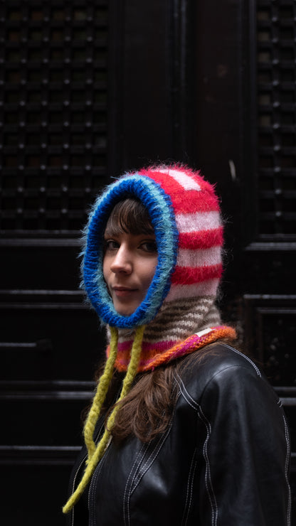 Adjustable Striped Balaclava