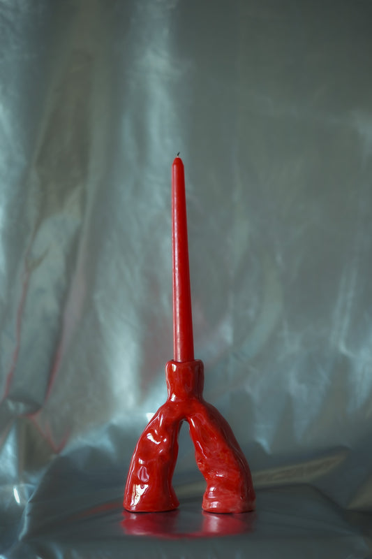 V — Ceramic Candle Holder