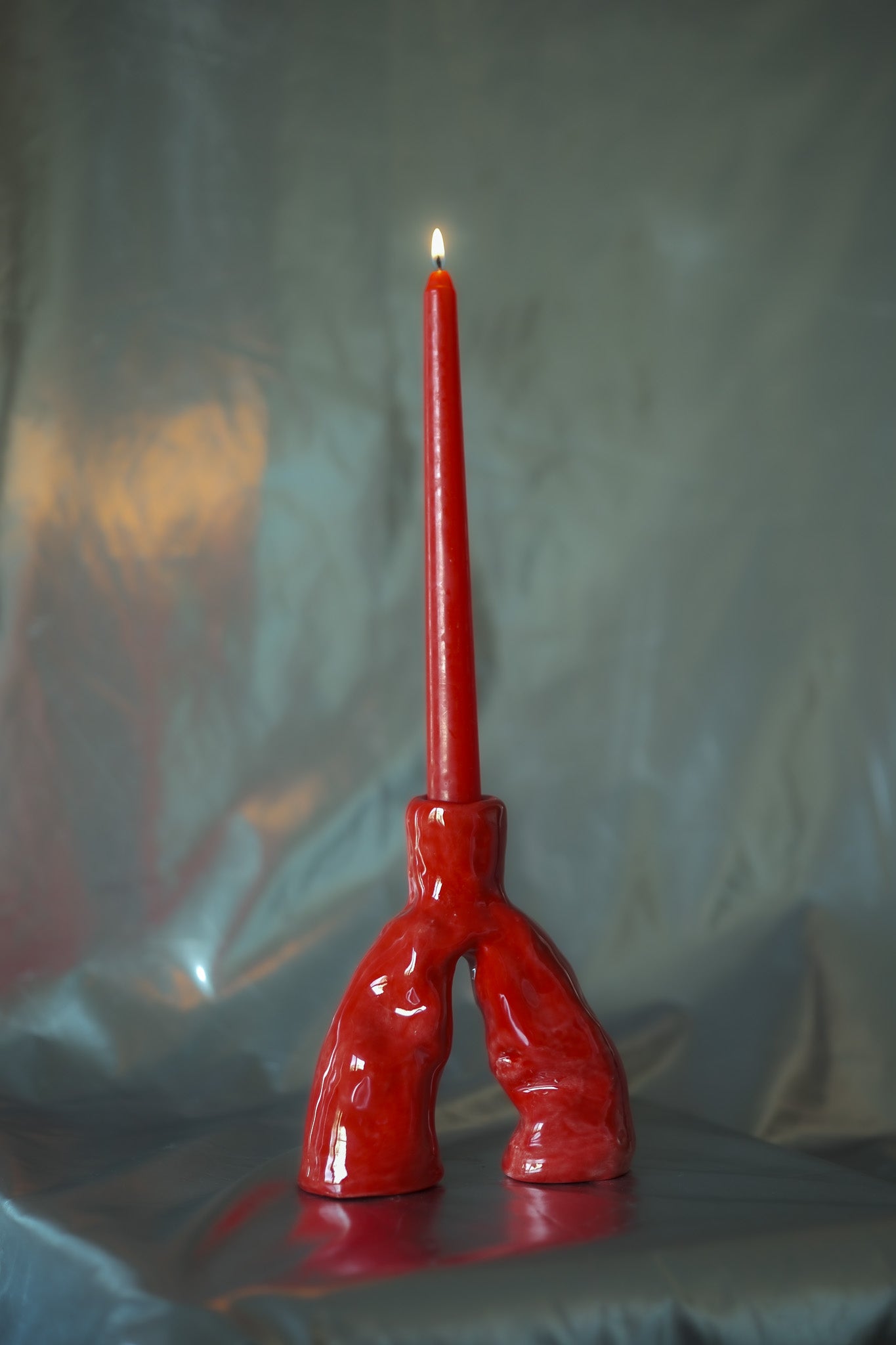 V — Ceramic Candle Holder