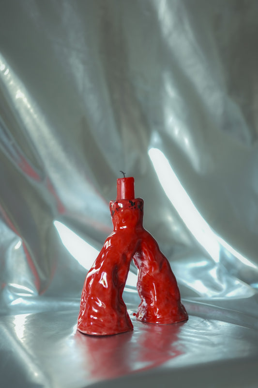 V — Ceramic Candle Holder