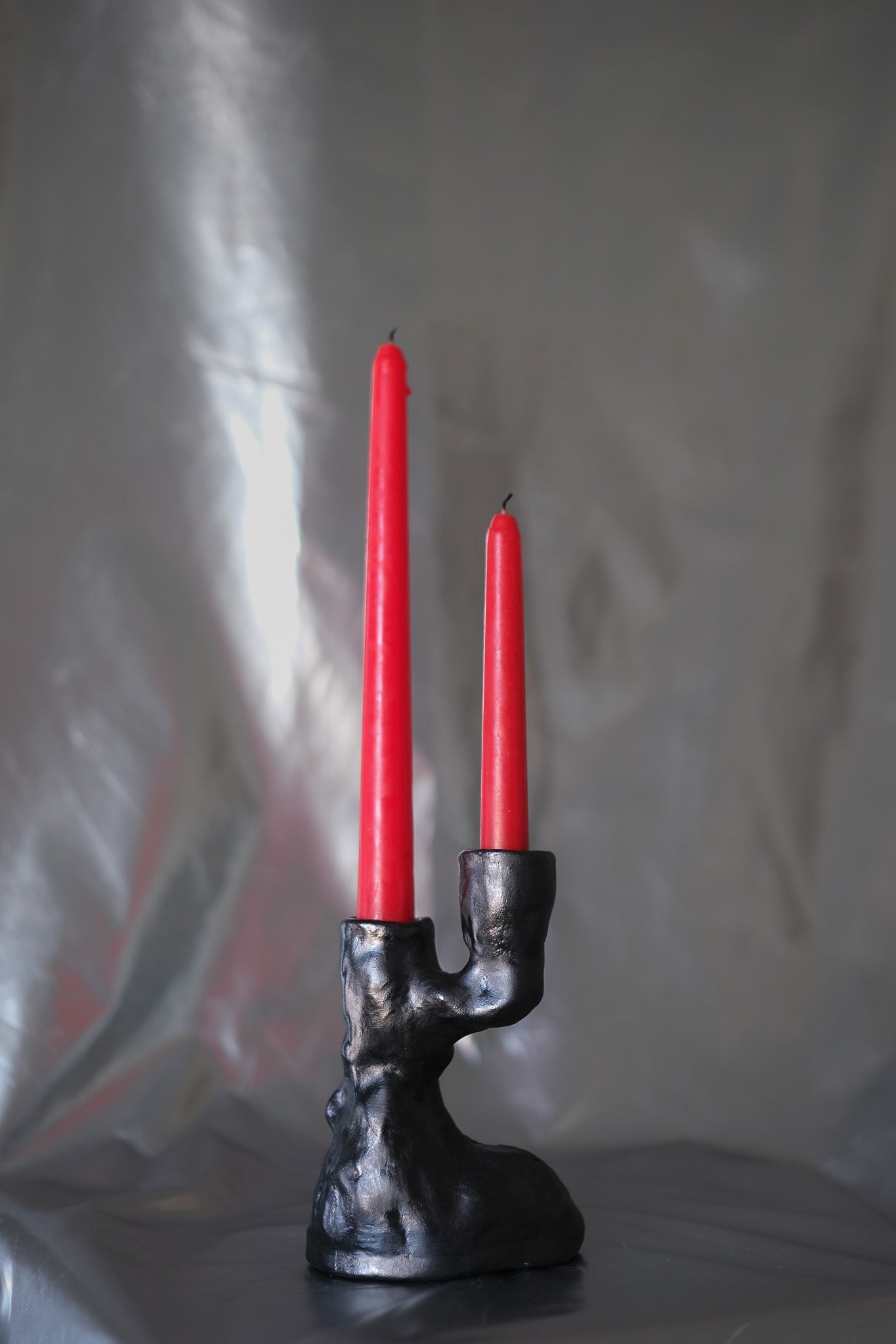 Cyber — Double Ceramic Candle Holder