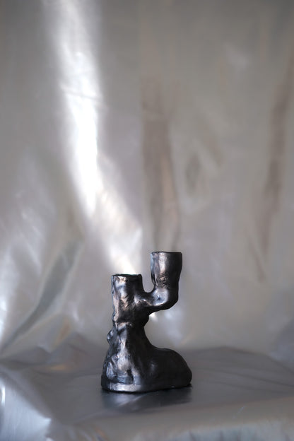 Cyber — Double Ceramic Candle Holder