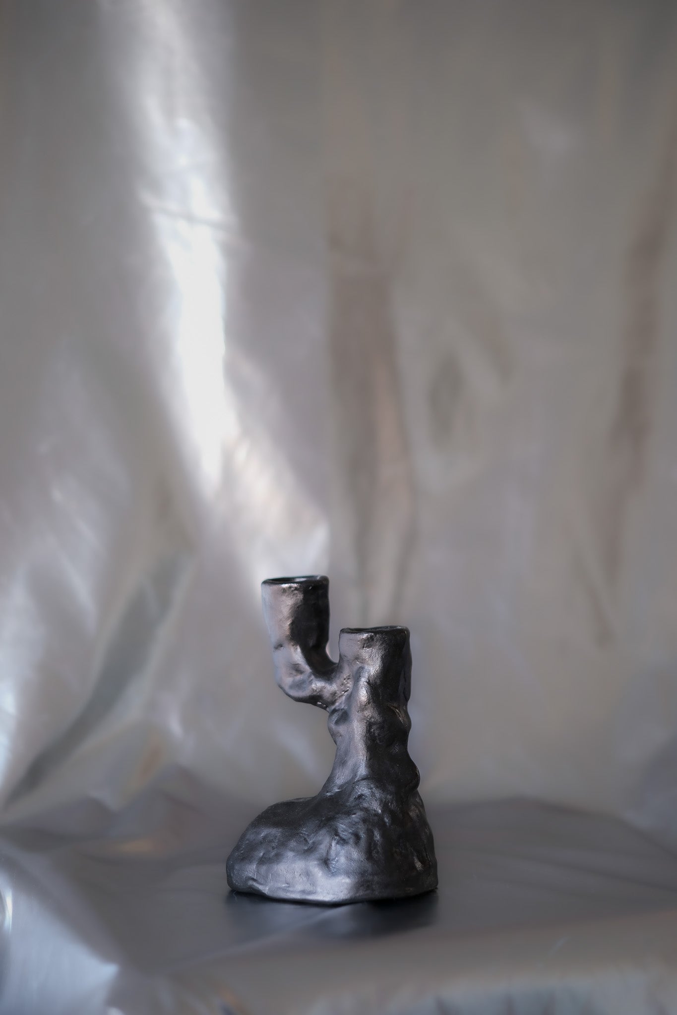 Cyber — Double Ceramic Candle Holder