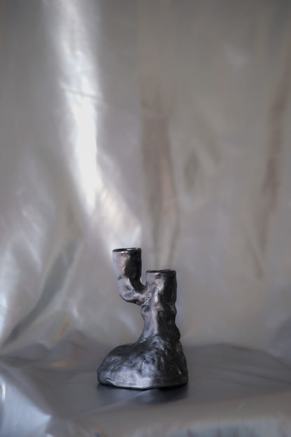 Cyber — Double Ceramic Candle Holder