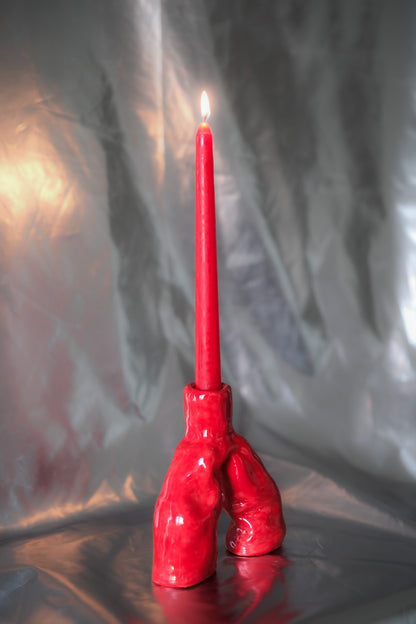 V — Ceramic Candle Holder