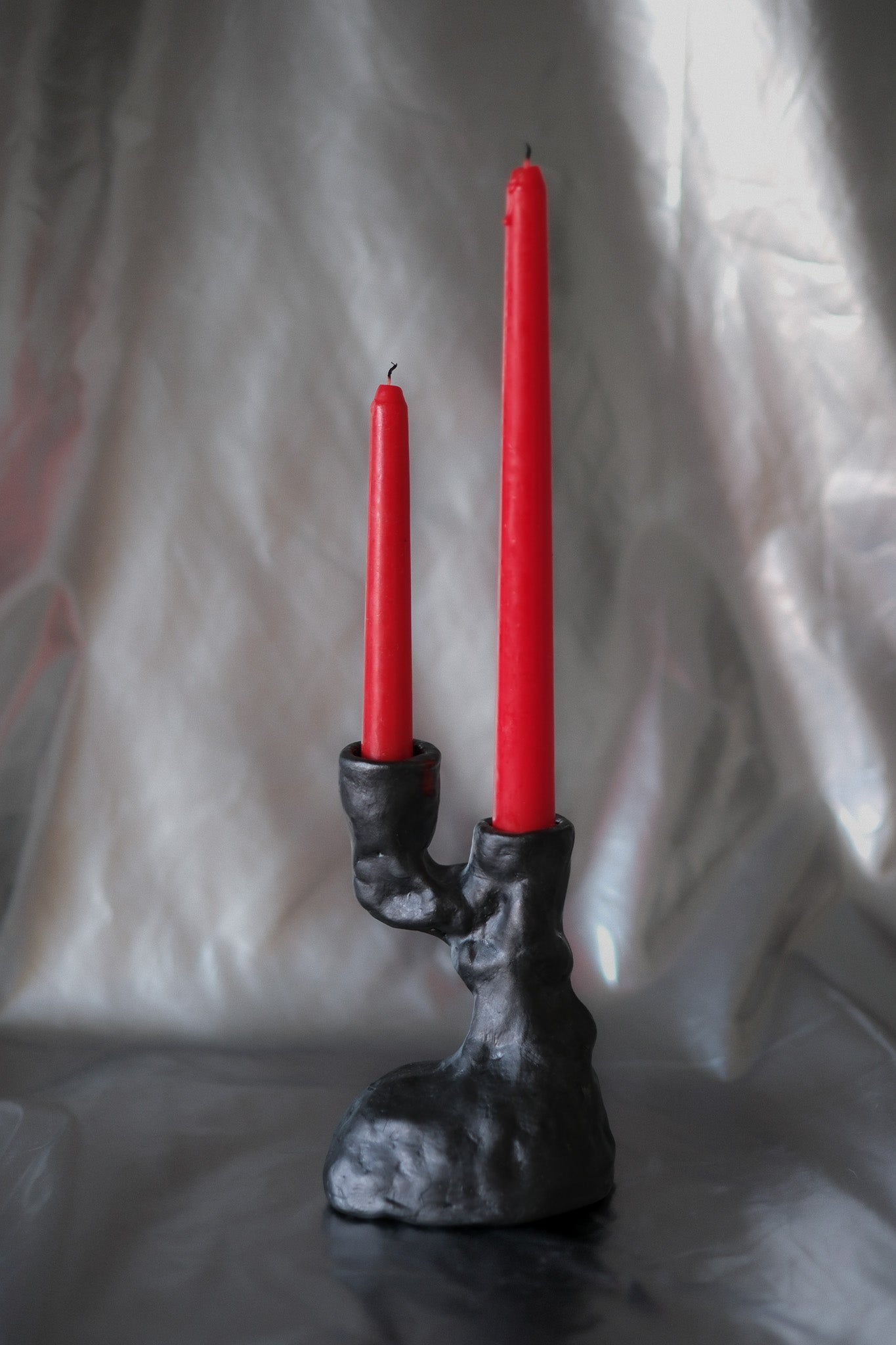 Cyber — Double Ceramic Candle Holder