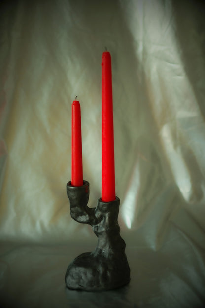 Cyber — Double Ceramic Candle Holder