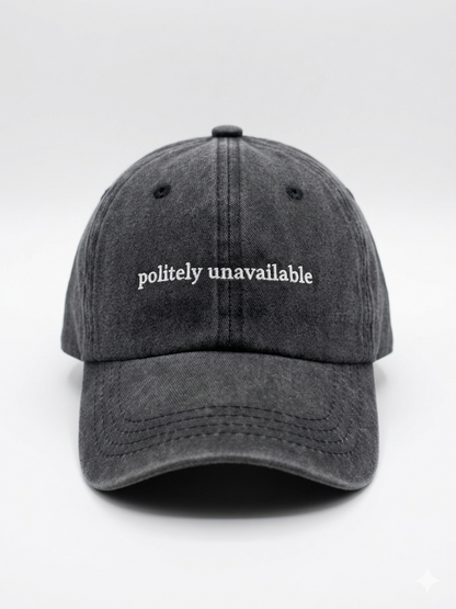 politely unavailable
