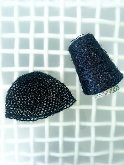 Glitter Black Sandy