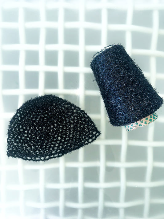 Glitter Black Sandy