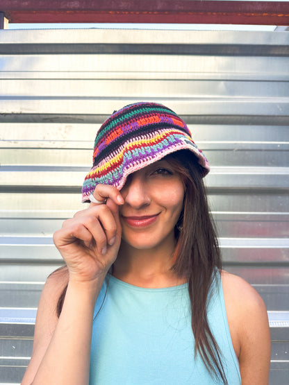 Multicolored Bucket Hat