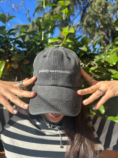 politely unavailable