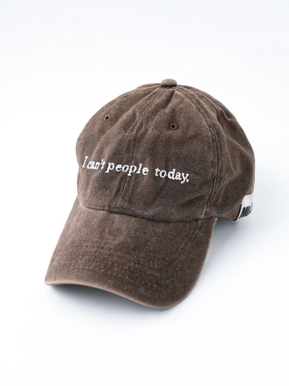 I can't people today. Cap