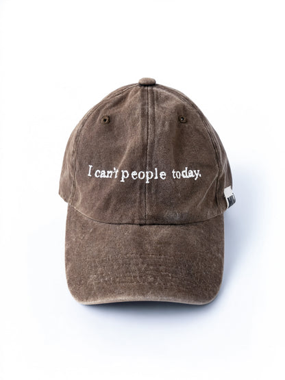 I can't people today. Cap