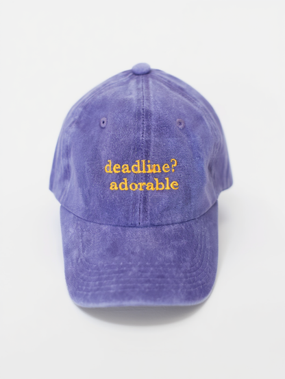deadline adorable cap