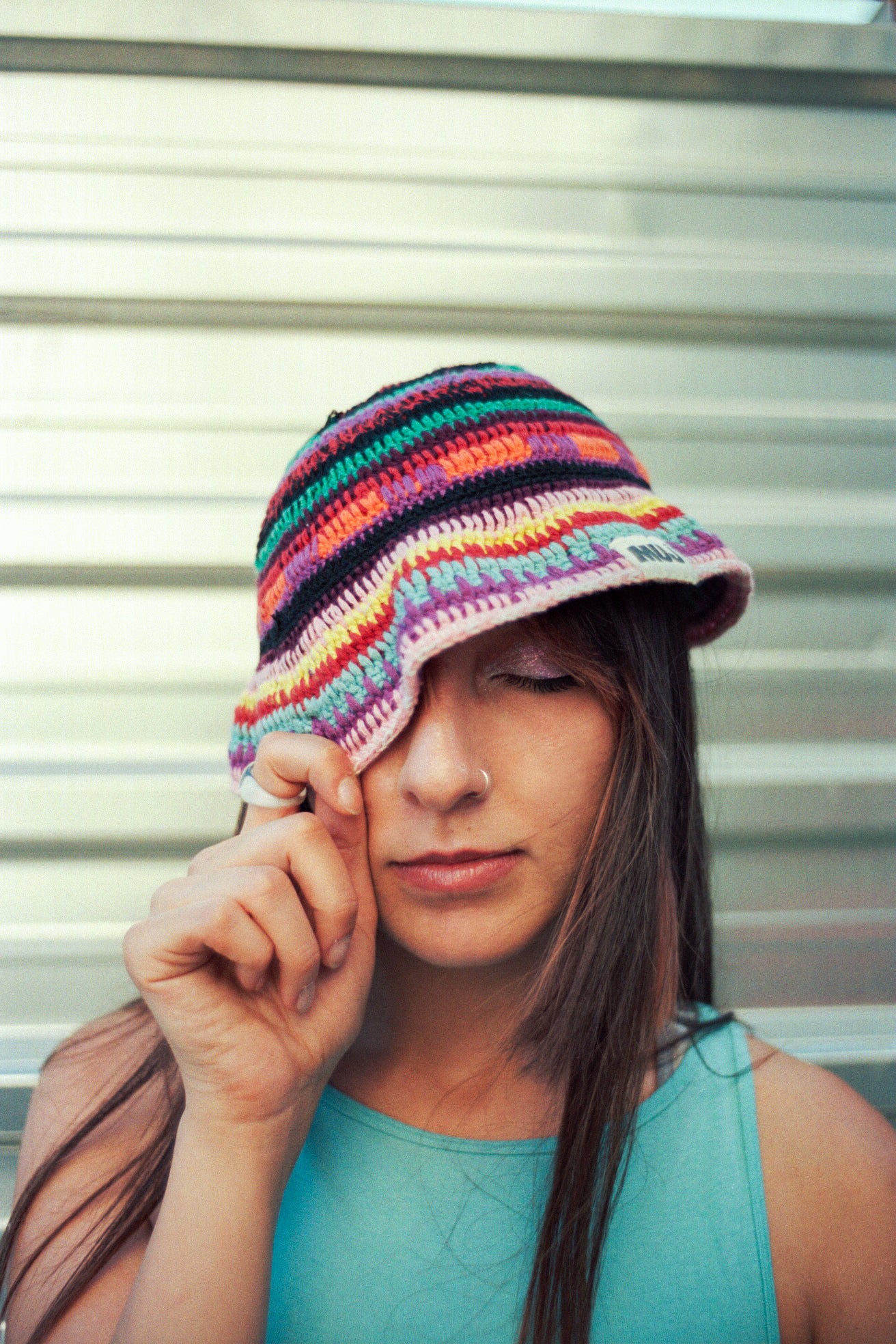 Multicolored Bucket Hat